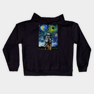 Norwegian Forest Cat Night Kids Hoodie